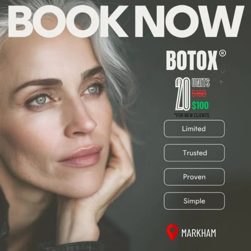Botox cosmetic injection special Markham — ad creative designed by MetaBaz
