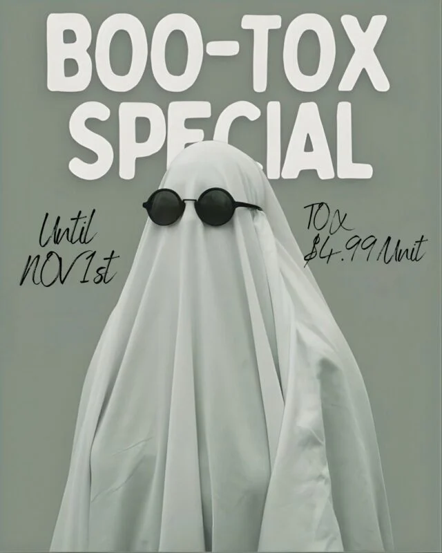 Halloween boo tox medspa promotion Toronto — ad creative designed by MetaBaz