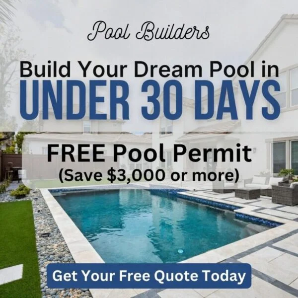 Luxury inground pool installation Toronto backyard — ad creative designed by MetaBaz