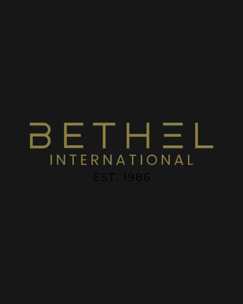 A sophisticated luxury corporate logo featuring clean, modern geometric typography in a muted gold tone centered on a solid black background, showcasing a premium residential and commercial lighting company portfolio feature optimized for authoritative organic social media management by MetaBaz.